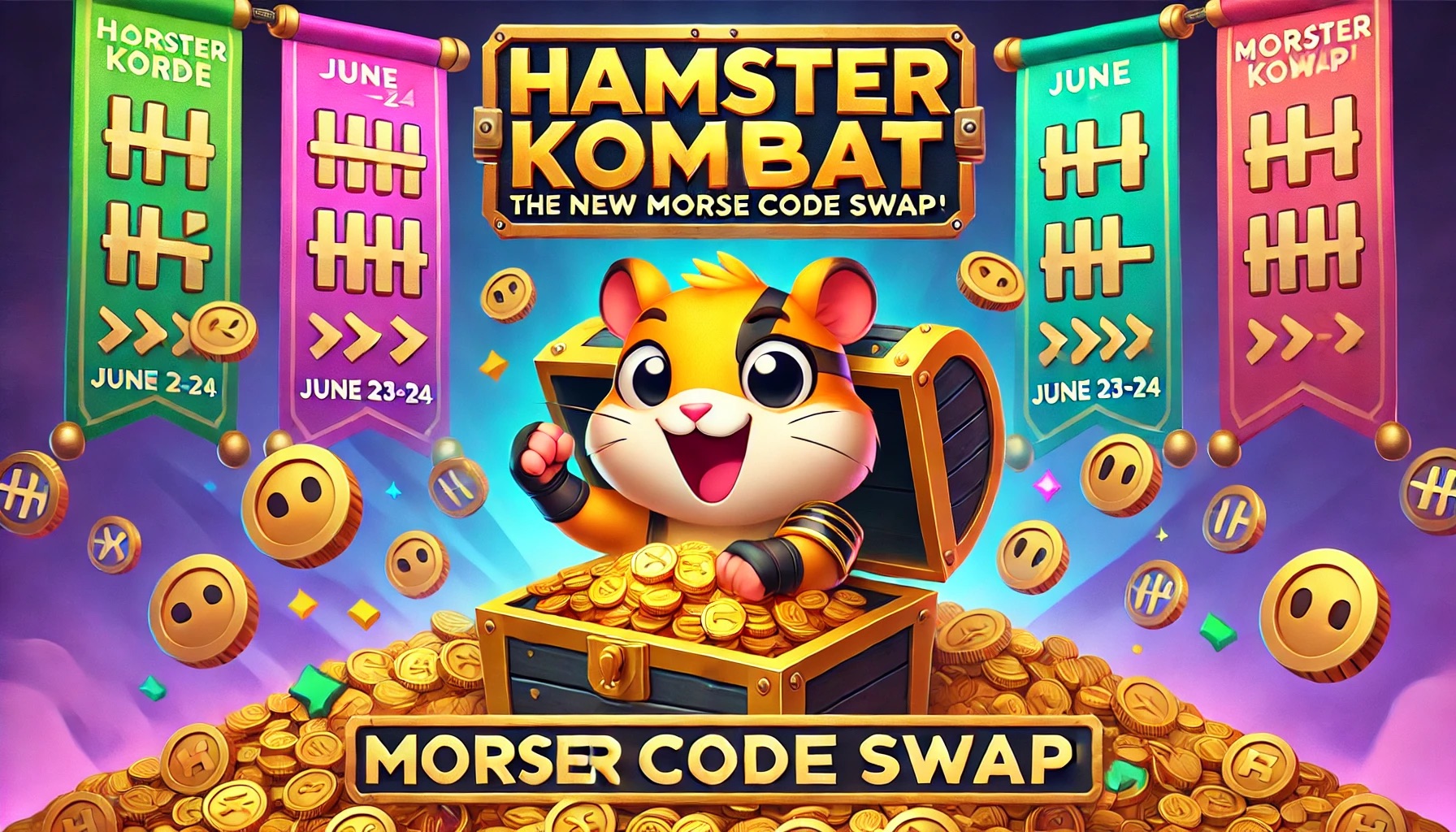 Новый код шифр Hamster Kombat на 24 июня - SWAP. Как вводить ВИДЕО