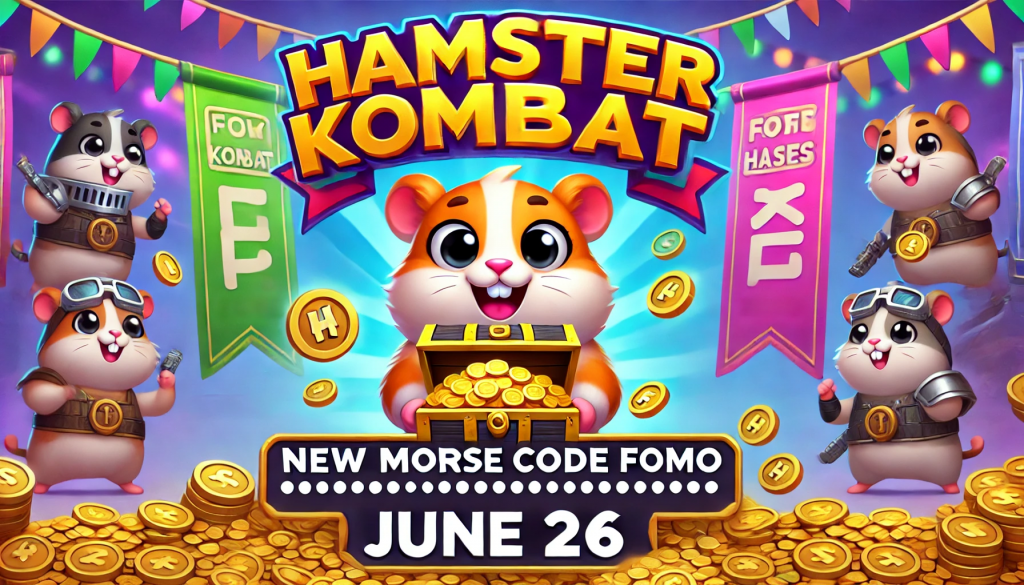 Новый шифр для Hamster Kombat на 26 июня ВИДЕО