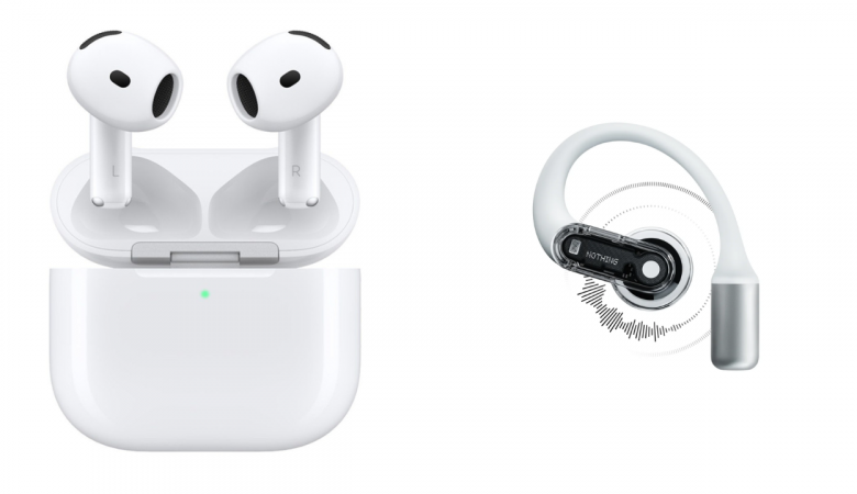 Навушники Apple AirPods 4 або Nothing Ear Open: що краще?