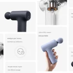 Xiaomi представила компактну версію популярного масажного пістолета Mijia Fascia Gun 3