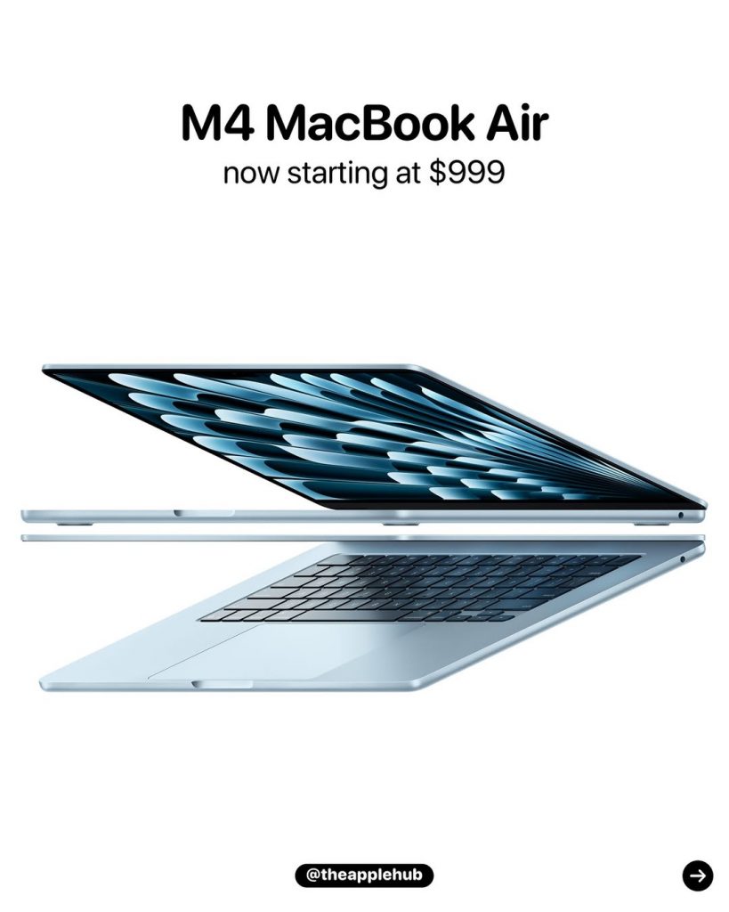 Apple представляє новий M4 Macbook Air: перші враження