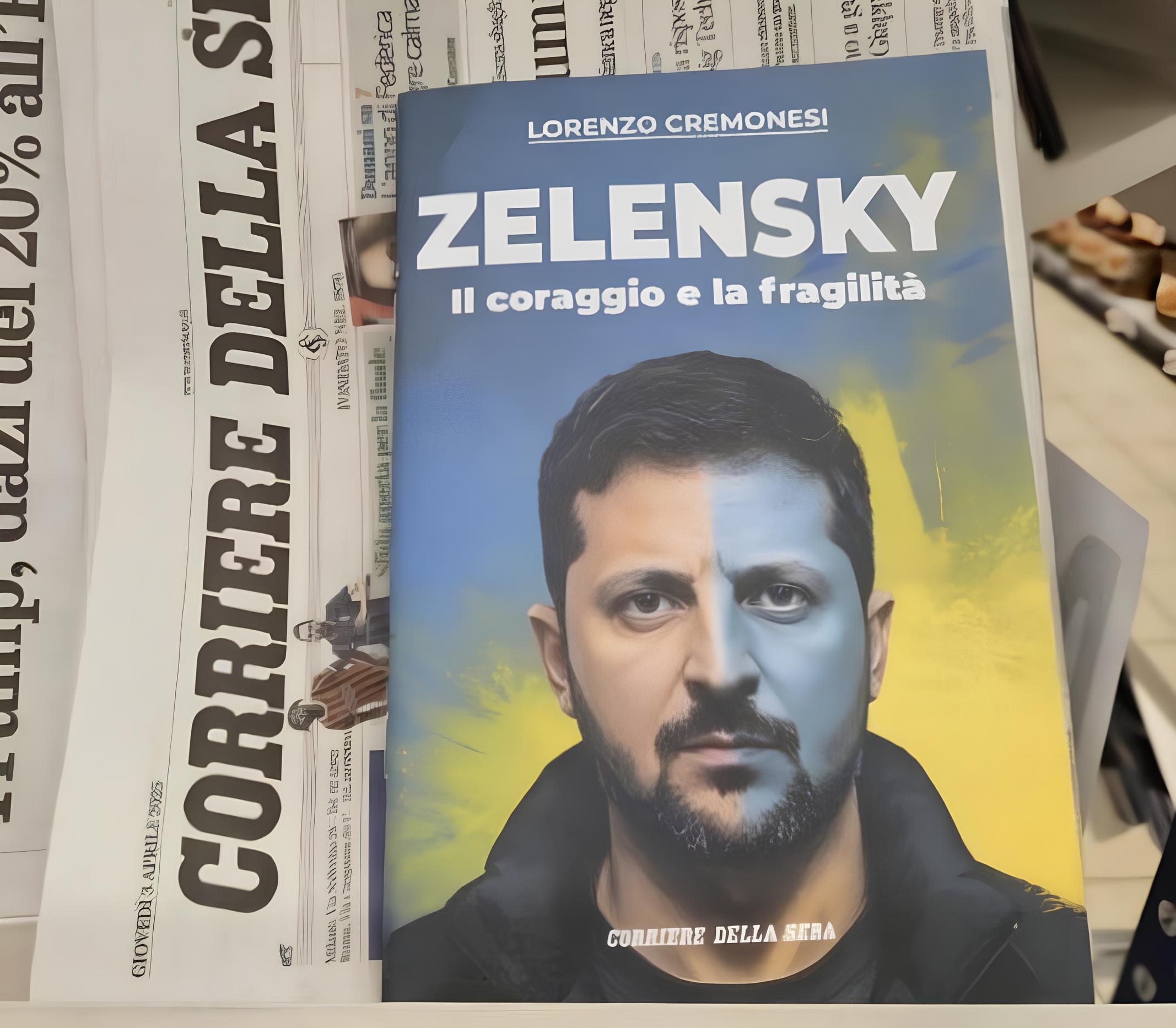 В Італії презентували безкоштовну біографічну книгу про Володимира Зеленського