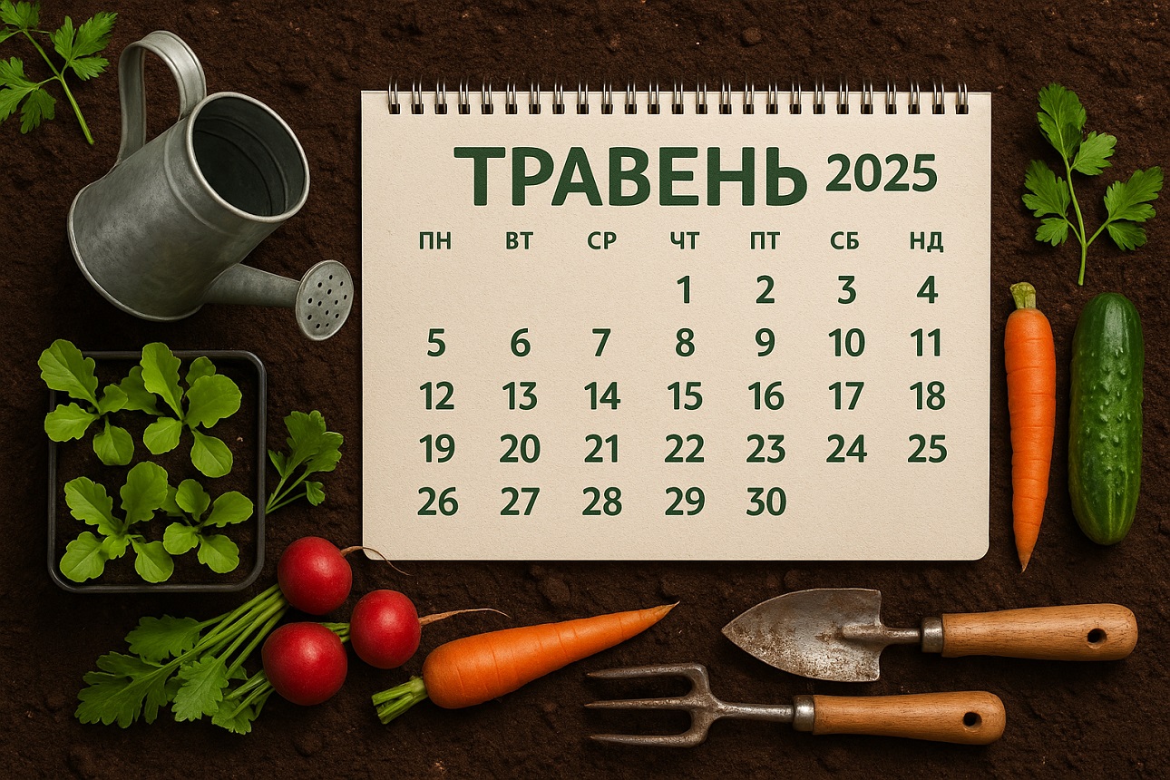 Що саджати в травні 2025 у відкритий ґрунт: календар городника