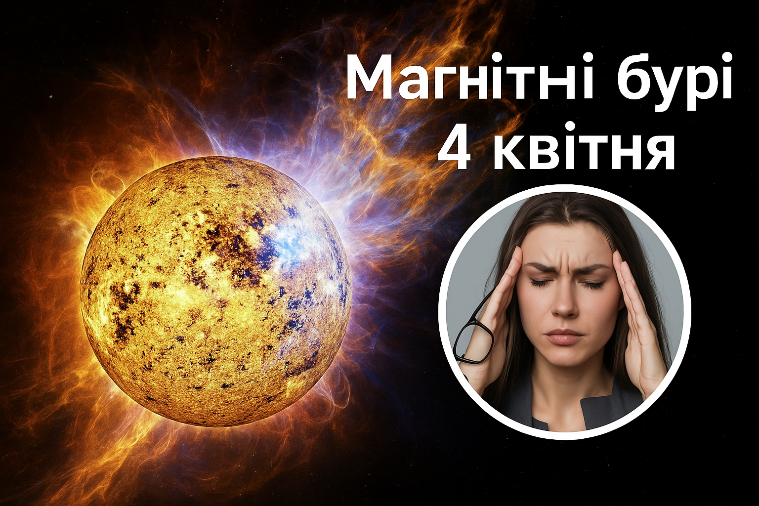 Магнітні бурі, прогноз на сьогодні: чого очікувати від сонячної активності 4 квітня