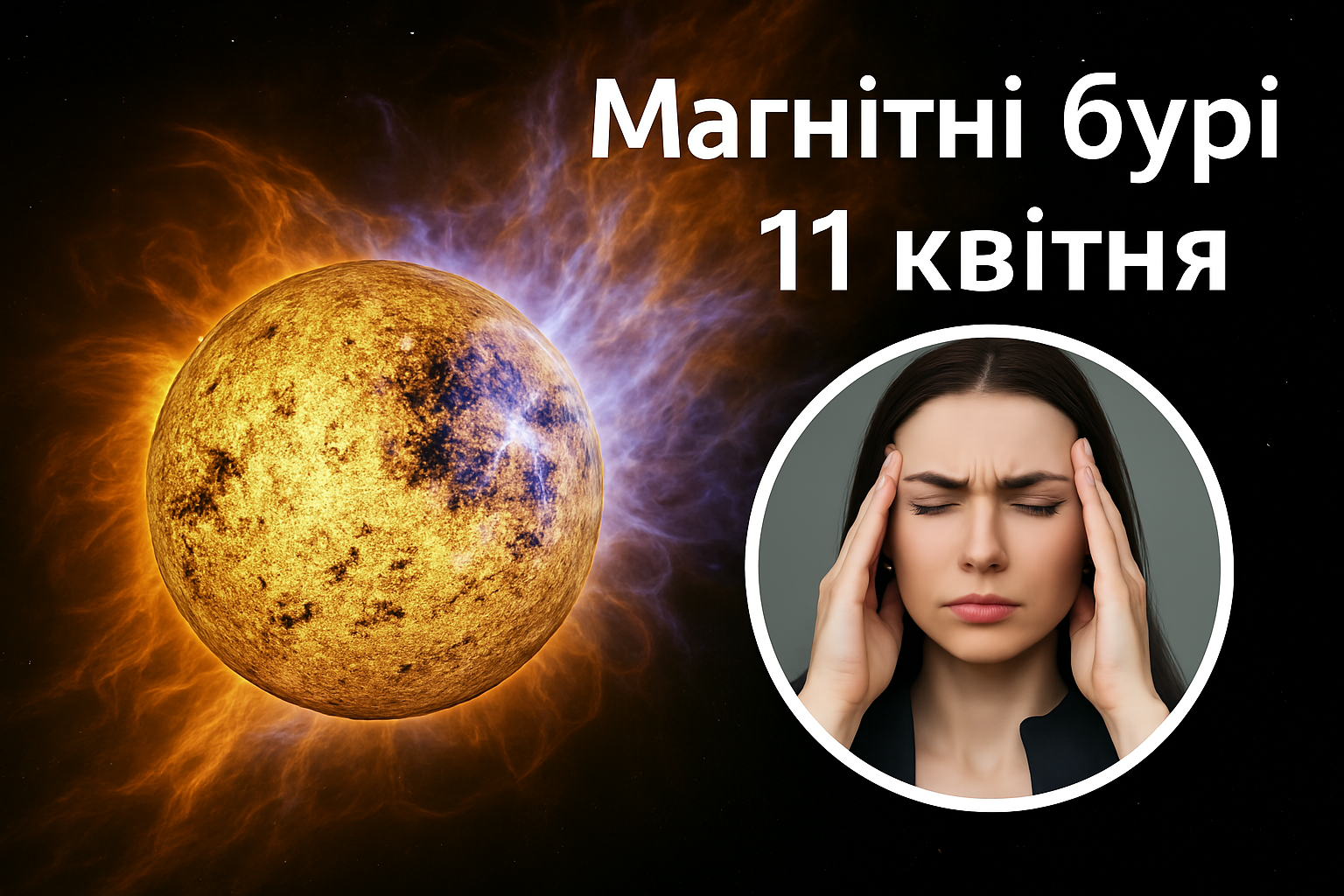 Магнітні бурі, прогноз на сьогодні: чого очікувати від сонячної активності 11 квітня