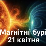 Магнітні бурі, прогноз на сьогодні: чого очікувати від сонячної активності 21 квітня