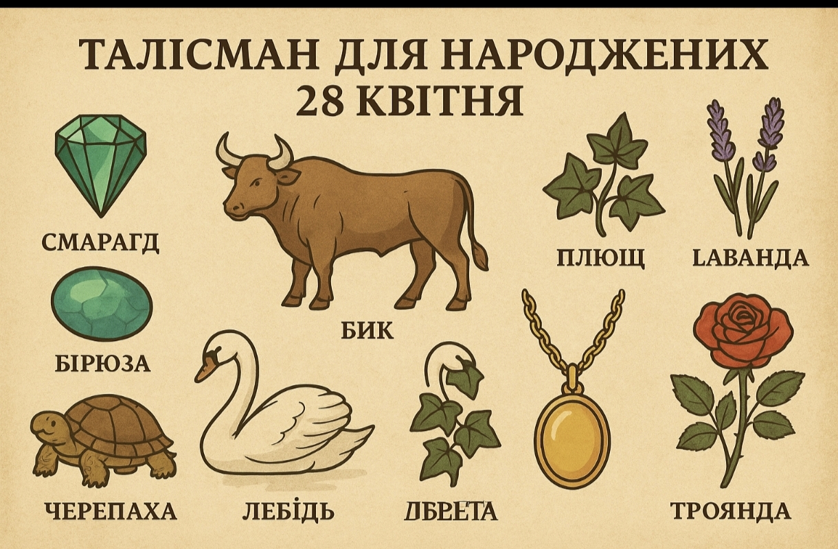Талісман удачі для народжених 28 квітня: як правильно обрати свій оберіг