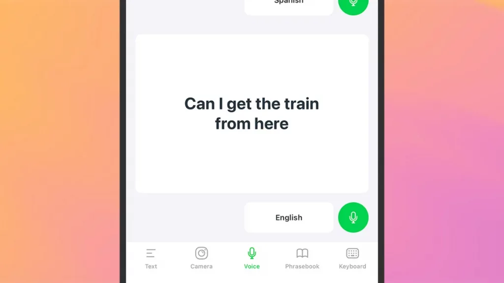 Голосовий режим в iTranslate