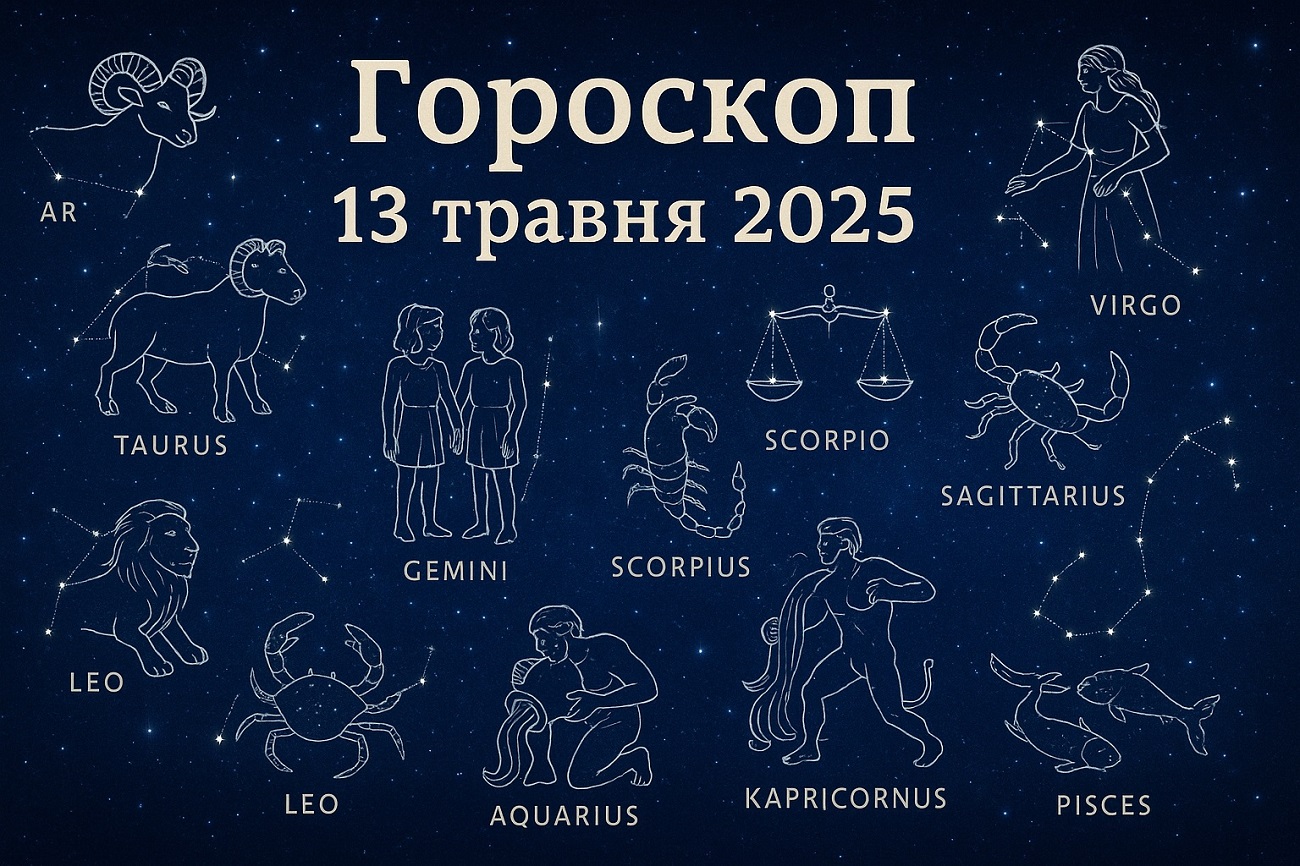 Загальний гороскоп на сьогодні, 13 травня 2025, для всіх знаків Зодіаку