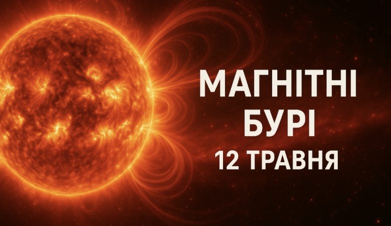 Магнітні бурі, прогноз на сьогодні: чого очікувати від сонячної активності 12 травня