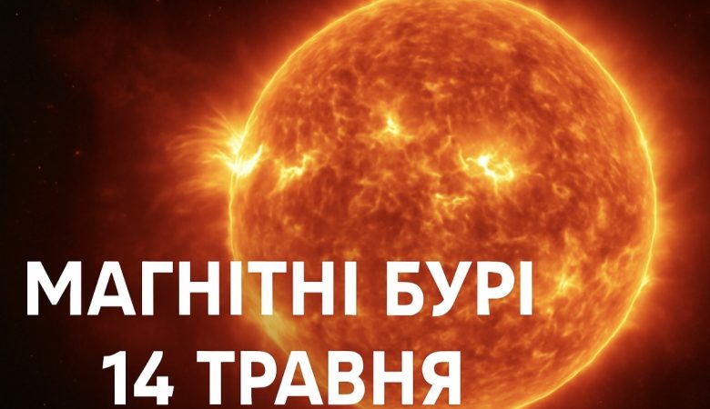 Магнітні бурі, прогноз на сьогодні: чого очікувати від сонячної активності 14 травня