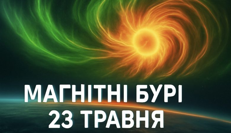 Магнітні бурі, прогноз на сьогодні: чого очікувати від сонячної активності 23 травня
