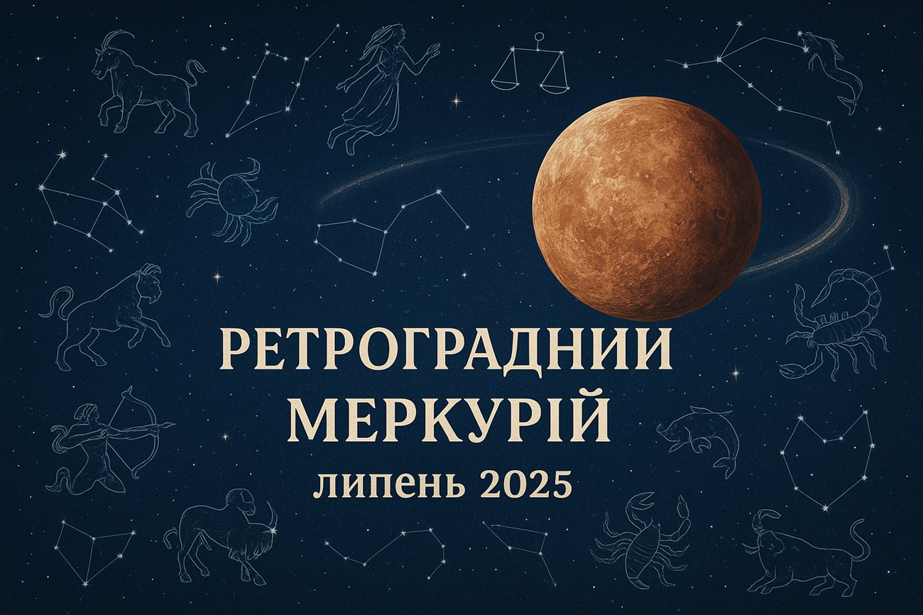 Ретроградний Меркурій липень 2025: дата, значення і як вплине на ваше життя