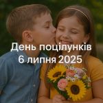 День поцілунків 6 липня 2025: кумедні картинки та побажання українською