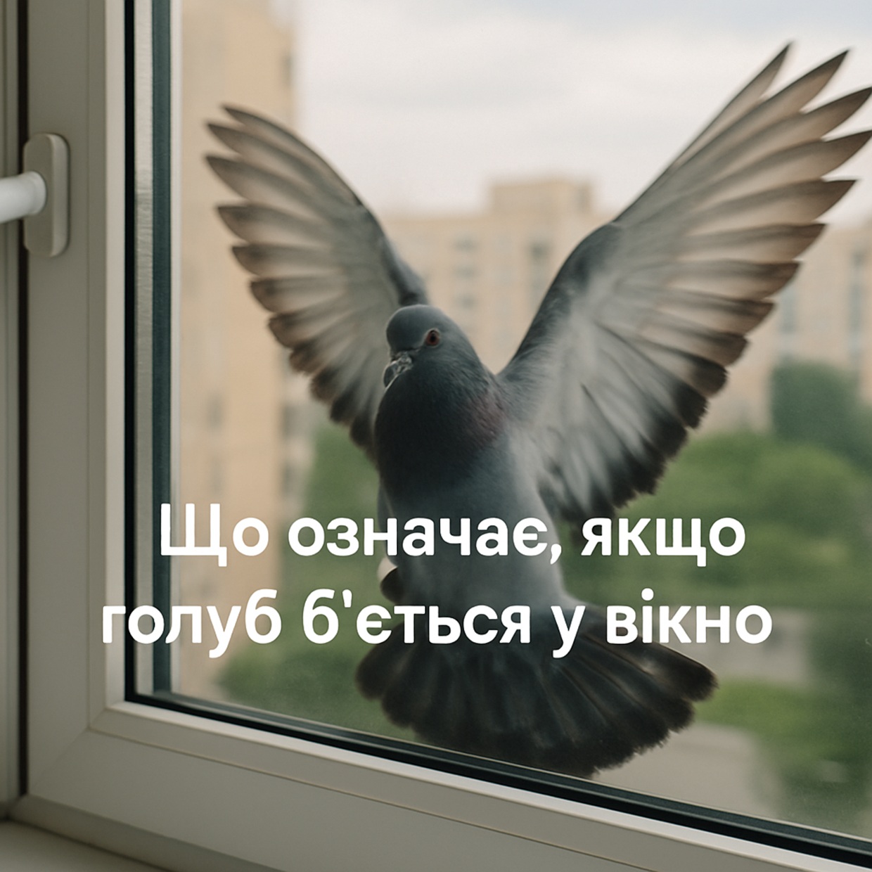 Голуб б'ється в вікно: що означає прикмета і чи є це хорошим знаком