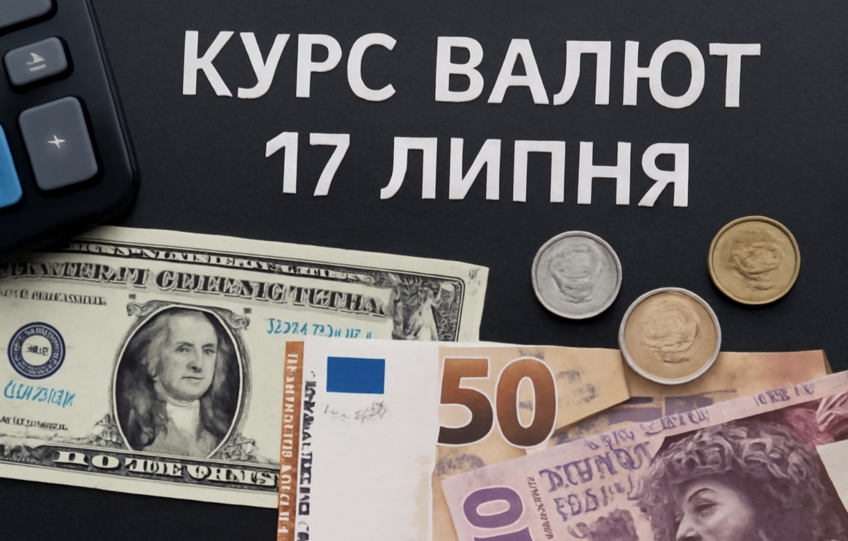 Курс валют на 17.07.2025: скільки коштують долар, євро і злотий