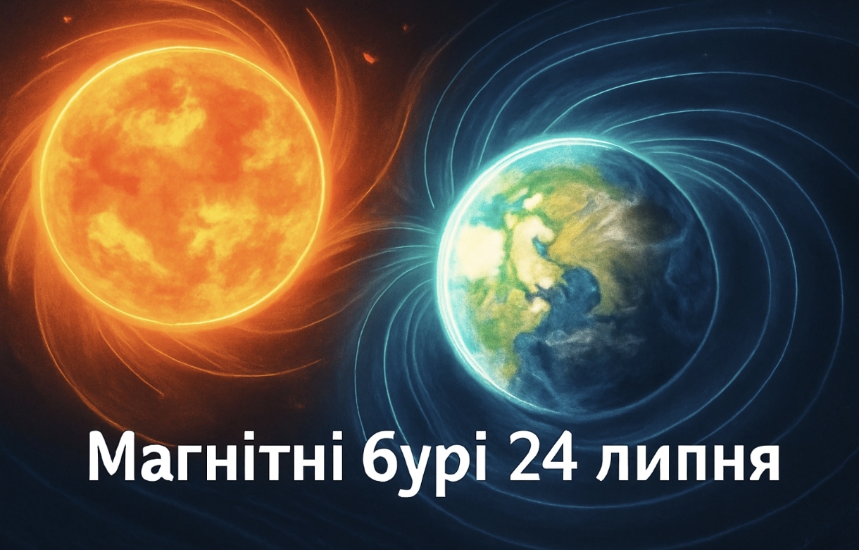 Магнітні бурі, прогноз на сьогодні: чого очікувати від сонячної активності 24 липня