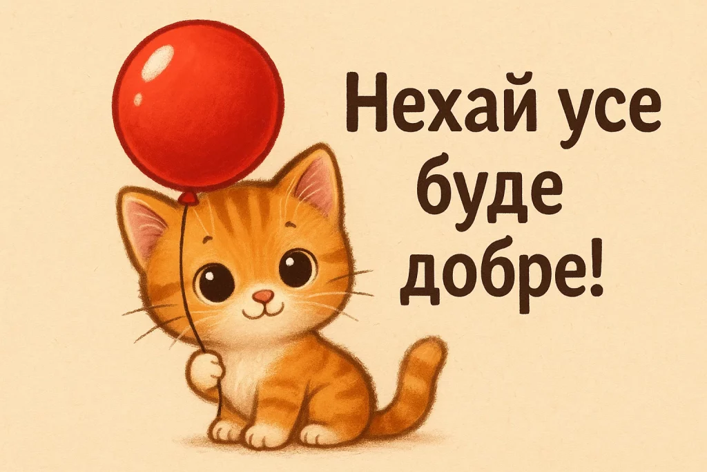 Все буде добре! Картинки та листівки, що підбадьорюють і надихають