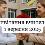 Привітання з 1 вересня 2025 вчителям в картинках, віршах, прозі та SMS