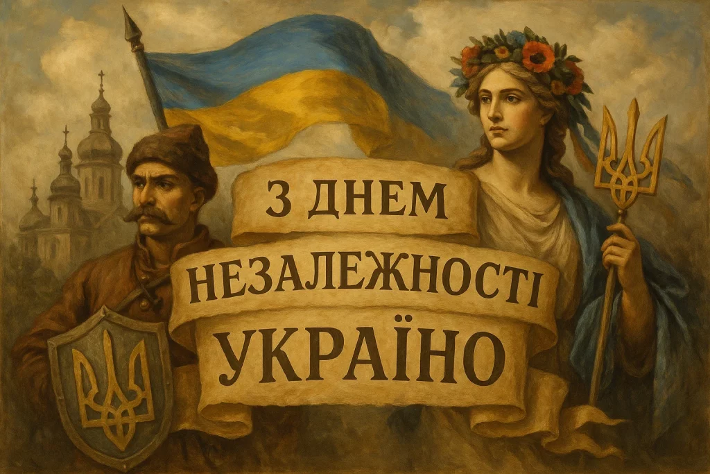 Привітання до Дня Незалежності України: своїми словами та в картинках чи листівках
