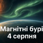 Магнітні бурі, прогноз на сьогодні: чого очікувати від сонячної активності 4 серпня