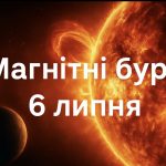 Магнітні бурі, прогноз на сьогодні: чого очікувати від сонячної активності 6 серпня