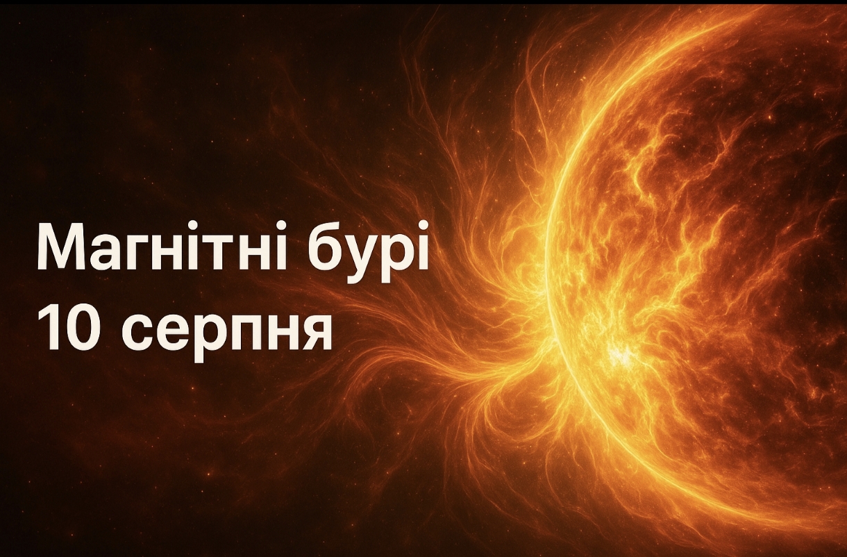 Магнітні бурі, прогноз на сьогодні: чого очікувати від сонячної активності 10 серпня
