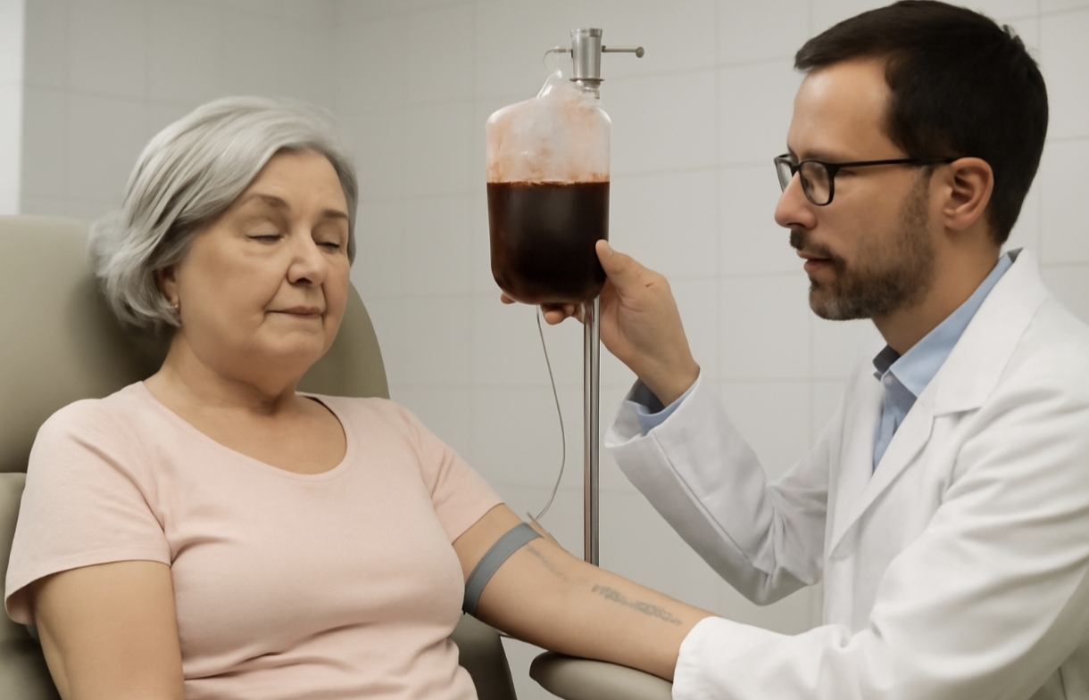 Вчені підтвердили ефективність переливання молодої крові для омолодження: як це працює