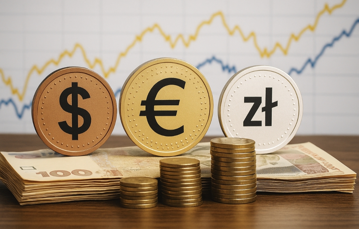 Курс валют на 14.08.2025: скільки коштують долар, євро і злотий