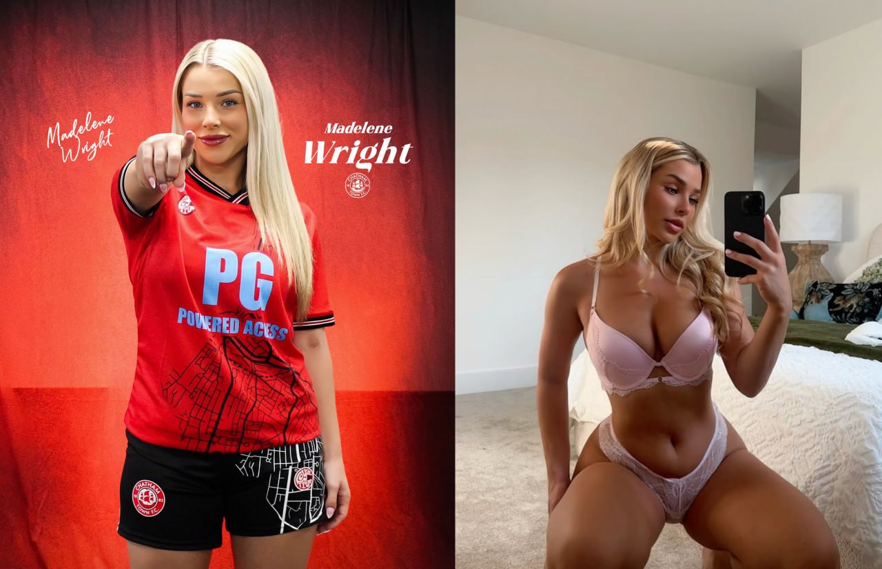 Скандальна зірка OnlyFans Маделин Райт підписала контракт з клубом третьої ліги: чому вона повернулася у футбол після 6 років паузи