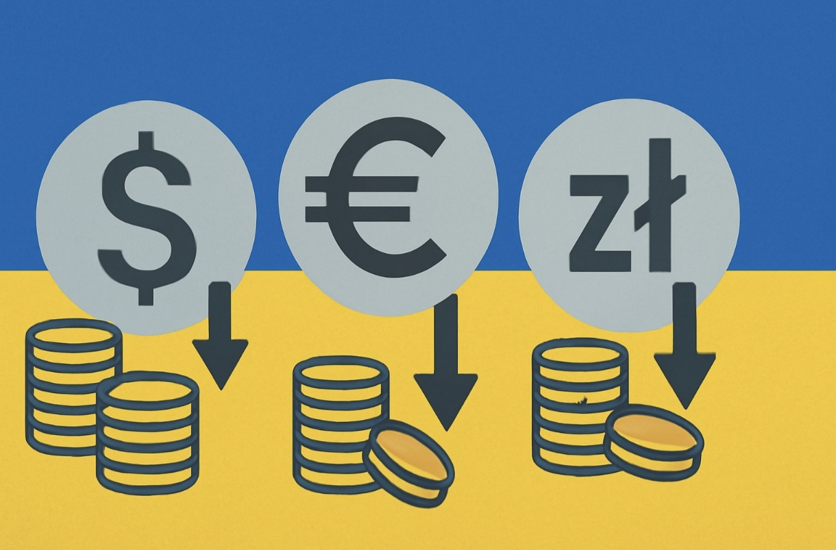 Курс валют на 18.08.2025: скільки коштують долар, євро і злотий