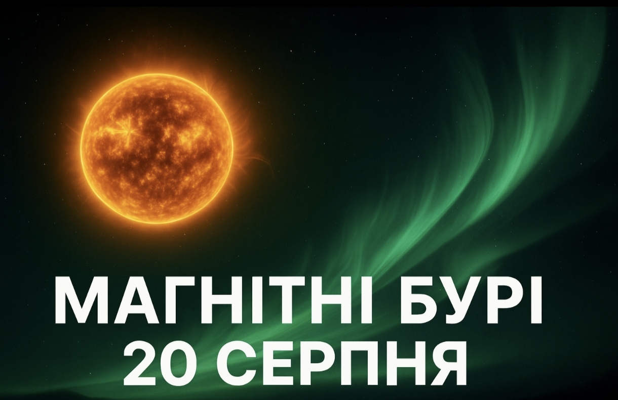 Магнітні бурі, прогноз на сьогодні: чого очікувати від сонячної активності 20 серпня