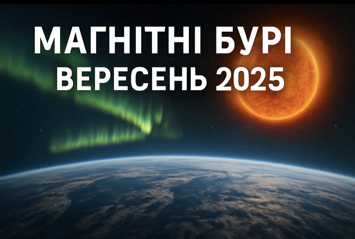 Прогноз магнітних бур на вересень 2025: що може статися з вашим здоров'ям