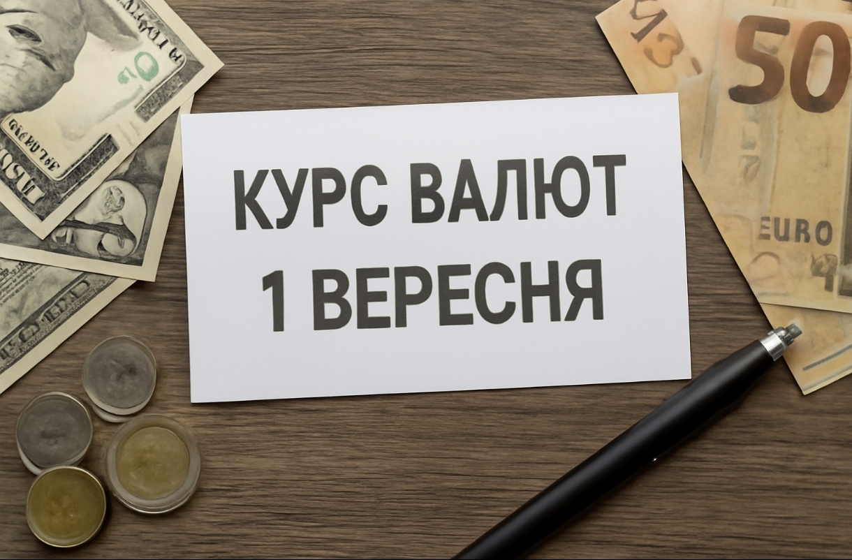 Курс валют на 1.09.2025: скільки коштують долар, євро і злотий