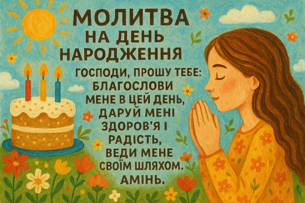 Найкращі молитви на день народження: сила благословення у святковий день