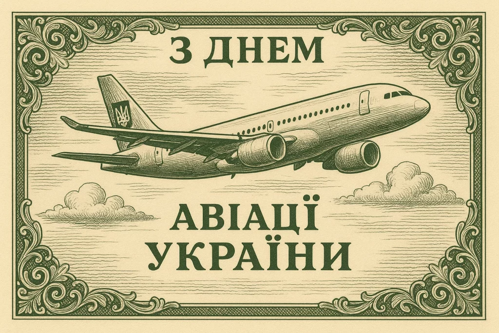 Привітання до Дня авіації України: своїми словами та в картинках чи листівках