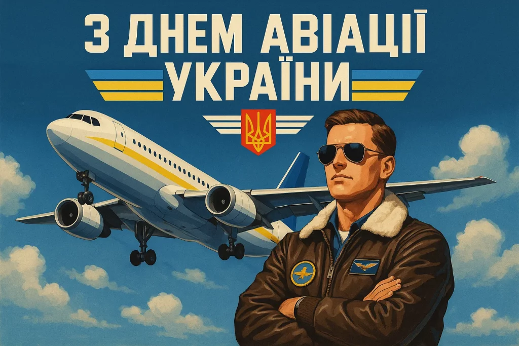 Привітання до Дня авіації України: своїми словами та в картинках чи листівках