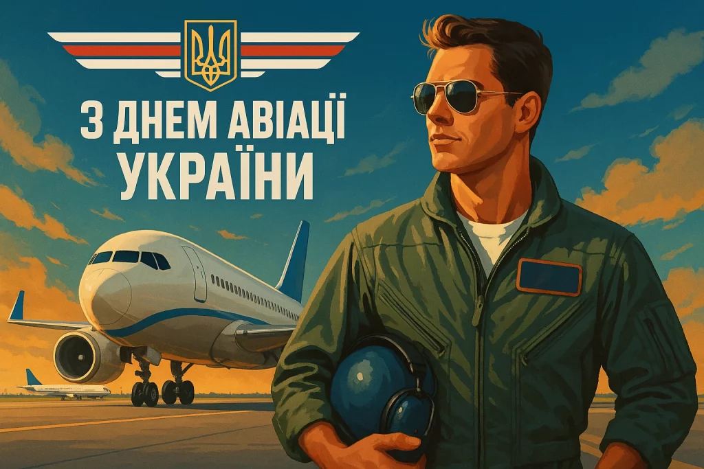 Привітання до Дня авіації України: своїми словами та в картинках чи листівках