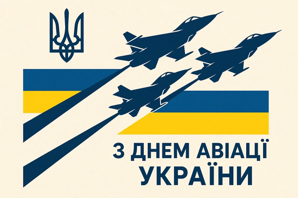 Привітання до Дня авіації України: своїми словами та в картинках чи листівках