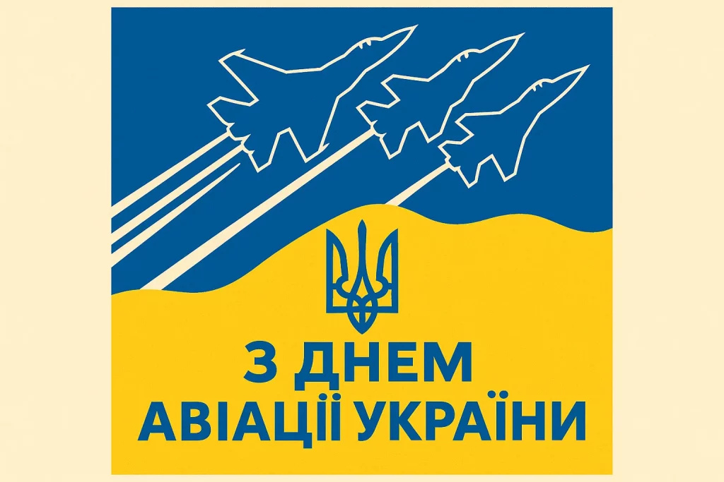 Привітання до Дня авіації України: своїми словами та в картинках чи листівках