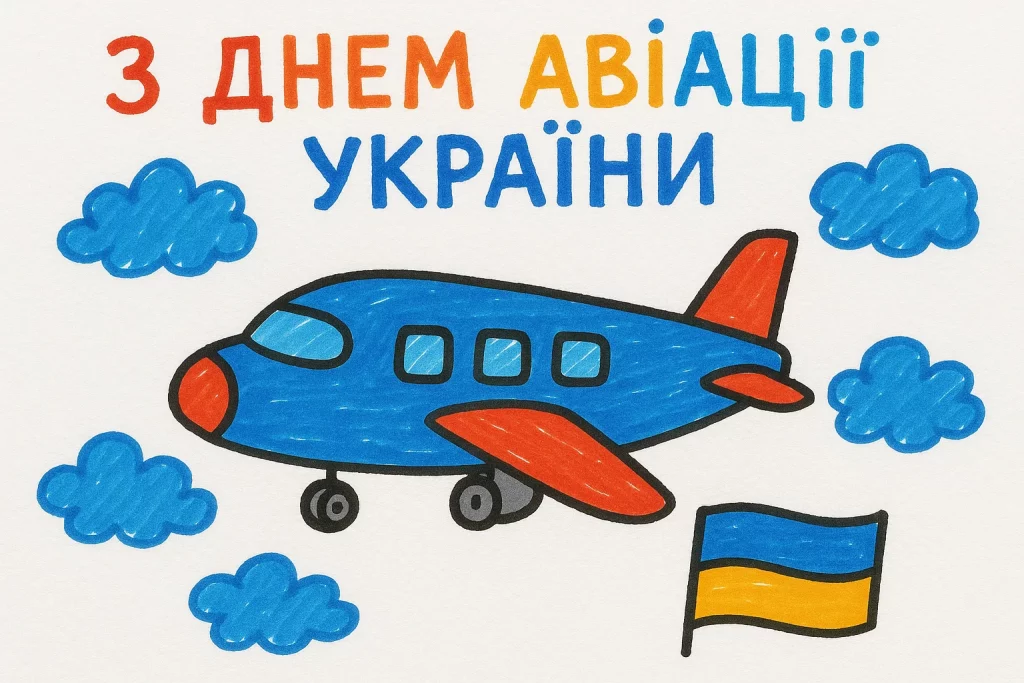 Привітання до Дня авіації України: своїми словами та в картинках чи листівках