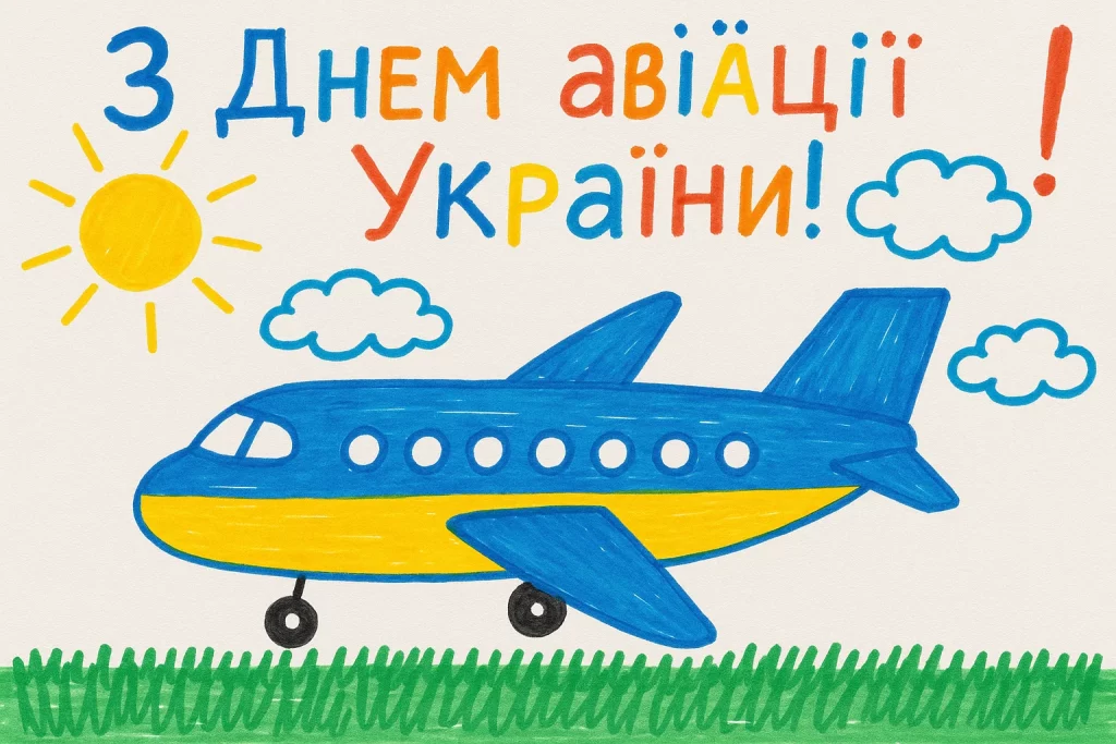 Привітання до Дня авіації України: своїми словами та в картинках чи листівках