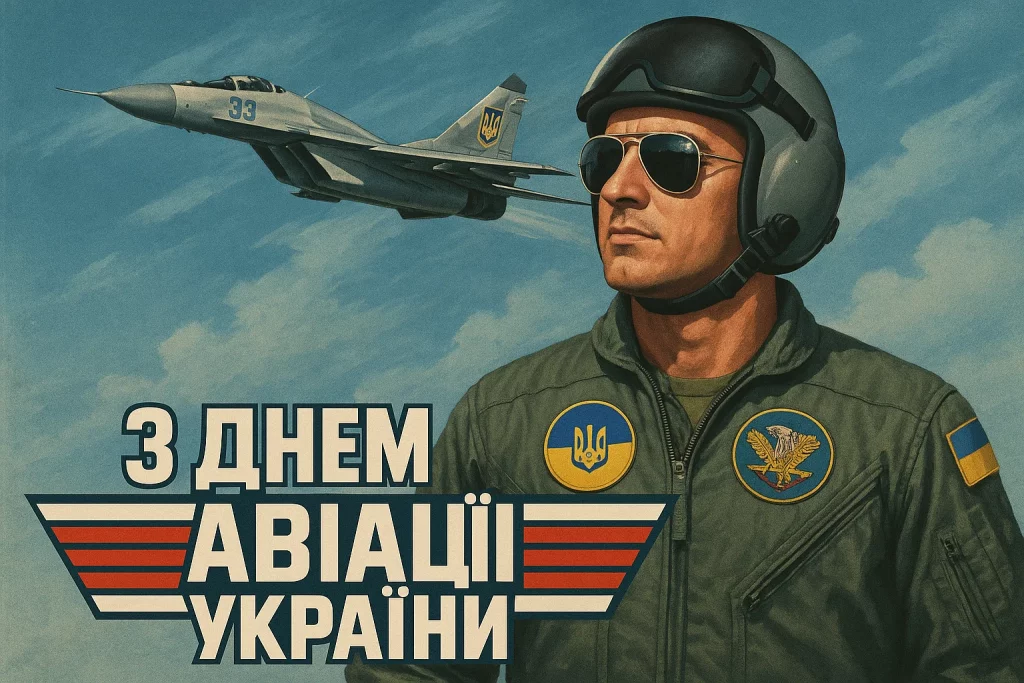 Привітання до Дня авіації України: своїми словами та в картинках чи листівках