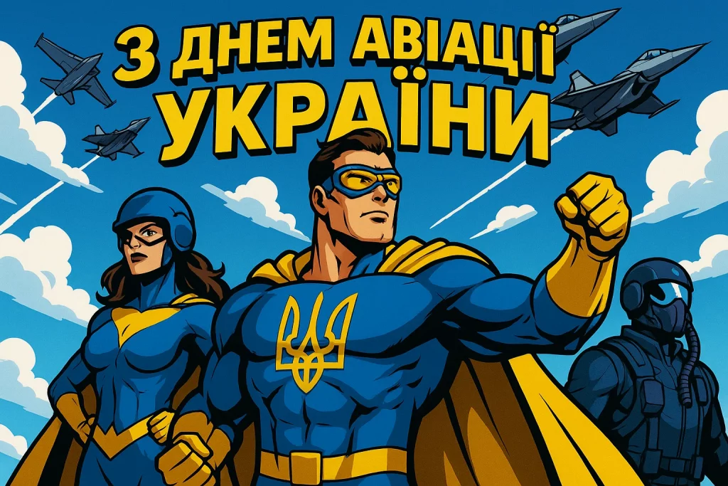Привітання до Дня авіації України: своїми словами та в картинках чи листівках