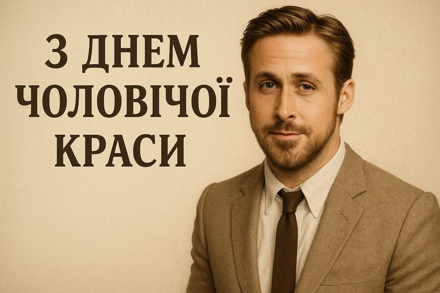З Днем краси чоловіків
