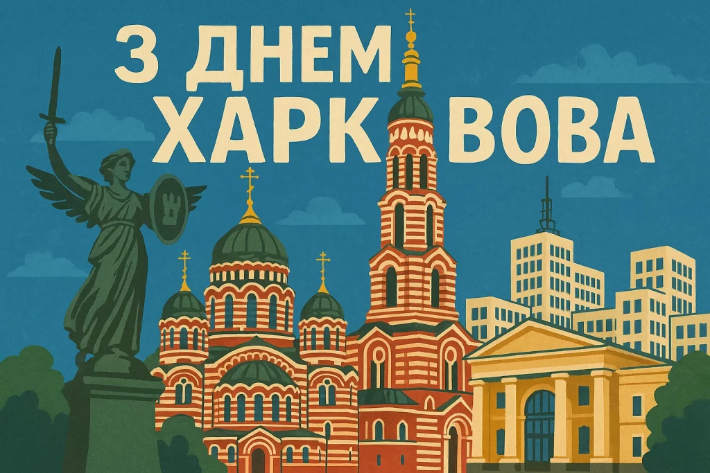 Привітання до Дня міста Харкова: своїми словами та в картинках чи листівках
