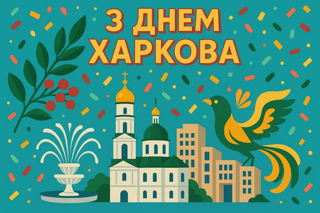 Привітання до Дня міста Харкова: своїми словами та в картинках чи листівках