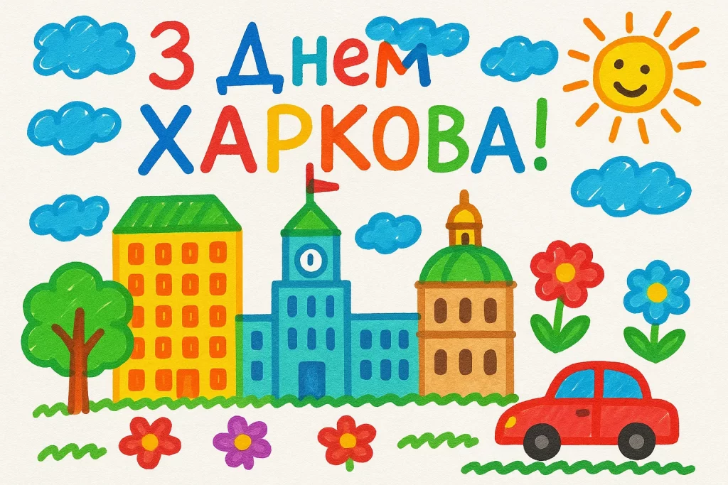 Привітання до Дня міста Харкова: своїми словами та в картинках чи листівках