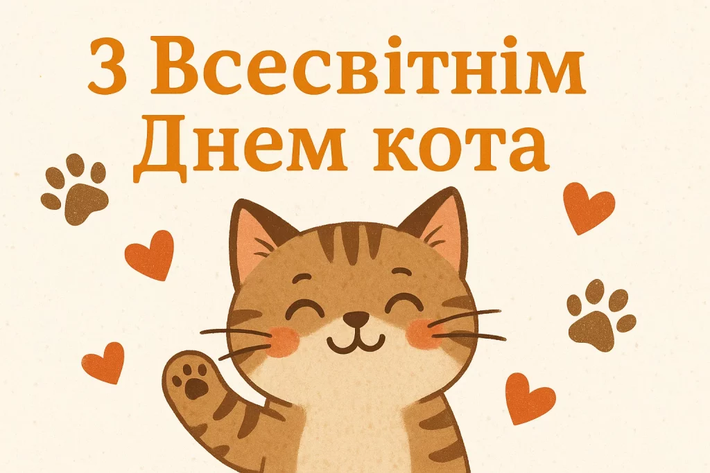 8 серпня — Міжнародний день кота: картинки та зворушливі привітання любителям пухнастих