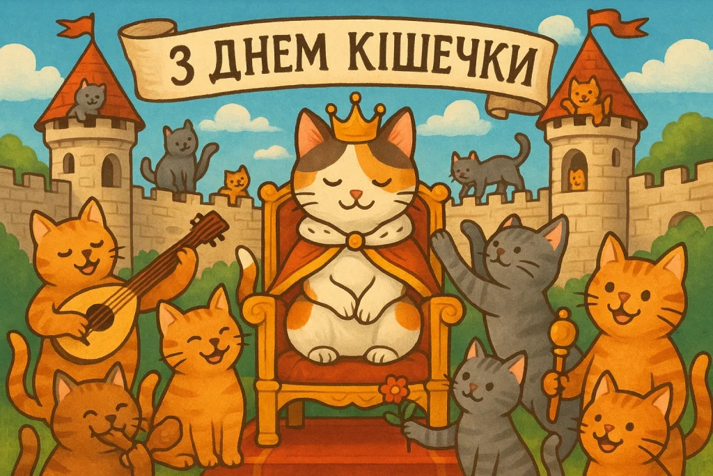 8 серпня — Міжнародний день кота: картинки та зворушливі привітання любителям пухнастих